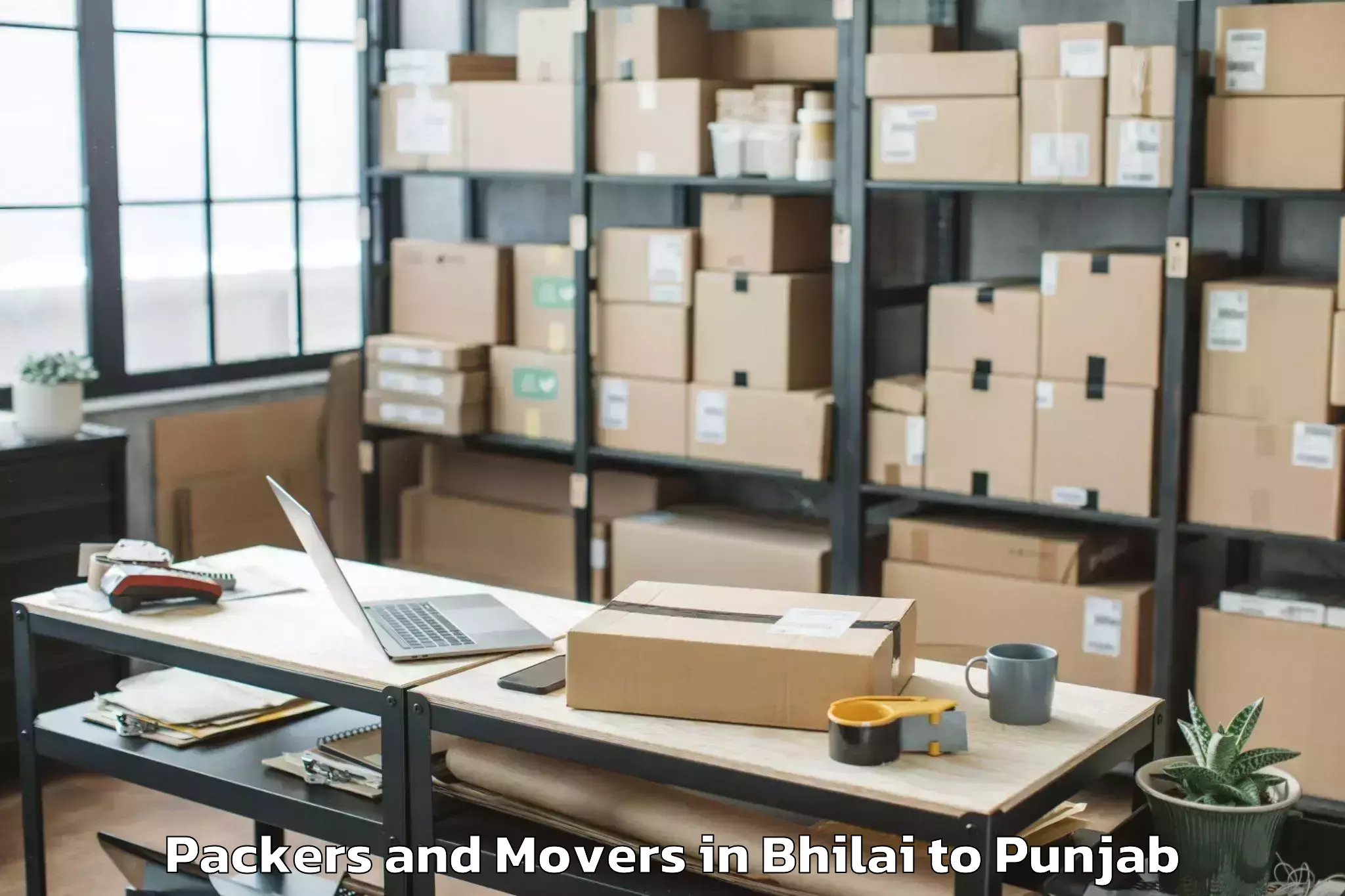 Affordable Bhilai to Qadian Packers And Movers